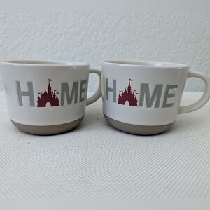 Disney Parks Homestead Collection Mug Set of 2 Cottagecore Fantasyland